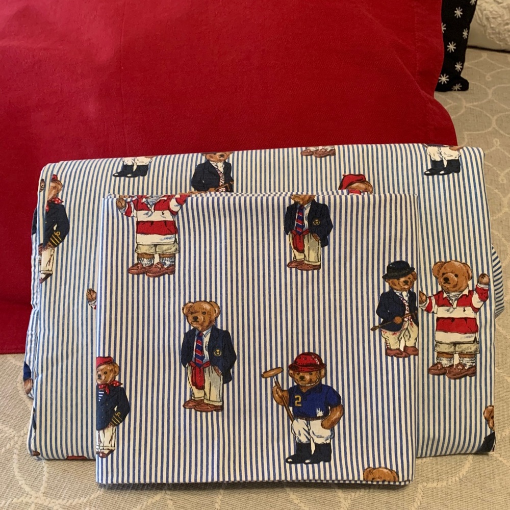 Polo Bear by Ralph Lauren twin sheet set